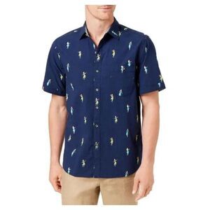 Tommy Bahama men’s hula cotton button Hawaiian party shirt sz M islander resort
